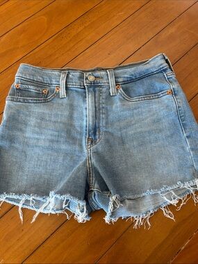 Levi's Light Blue Denim Cutoff Jean Shorts
